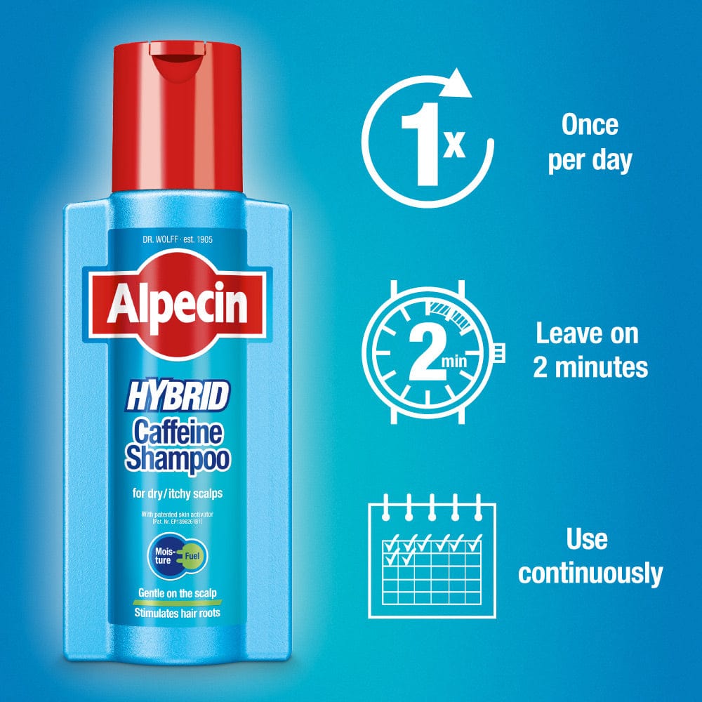 Alpecin Hybrid Caffeine Shampoo 375ml