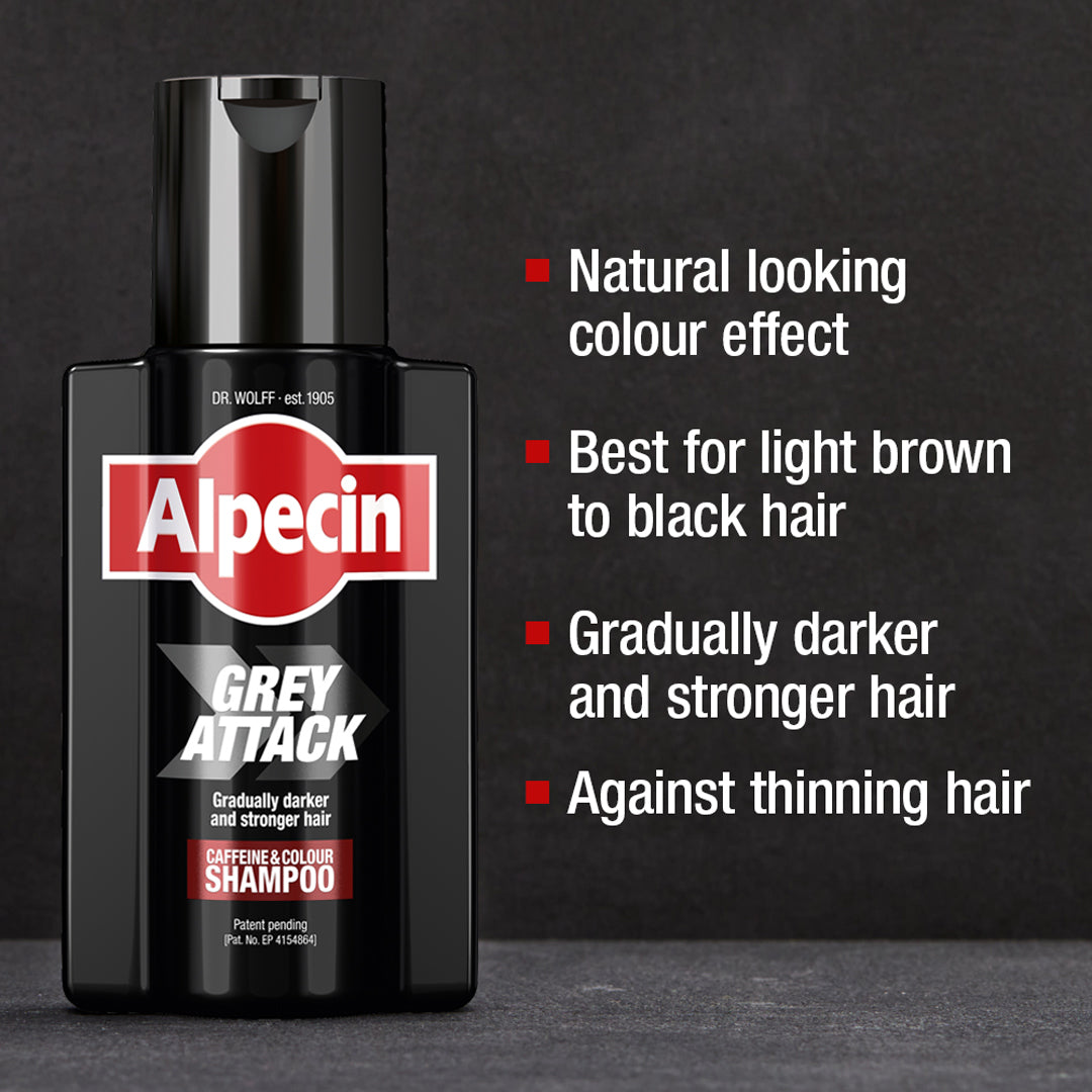 Alpecin Grey Attack Caffeine & Colour Shampoo 200 ml