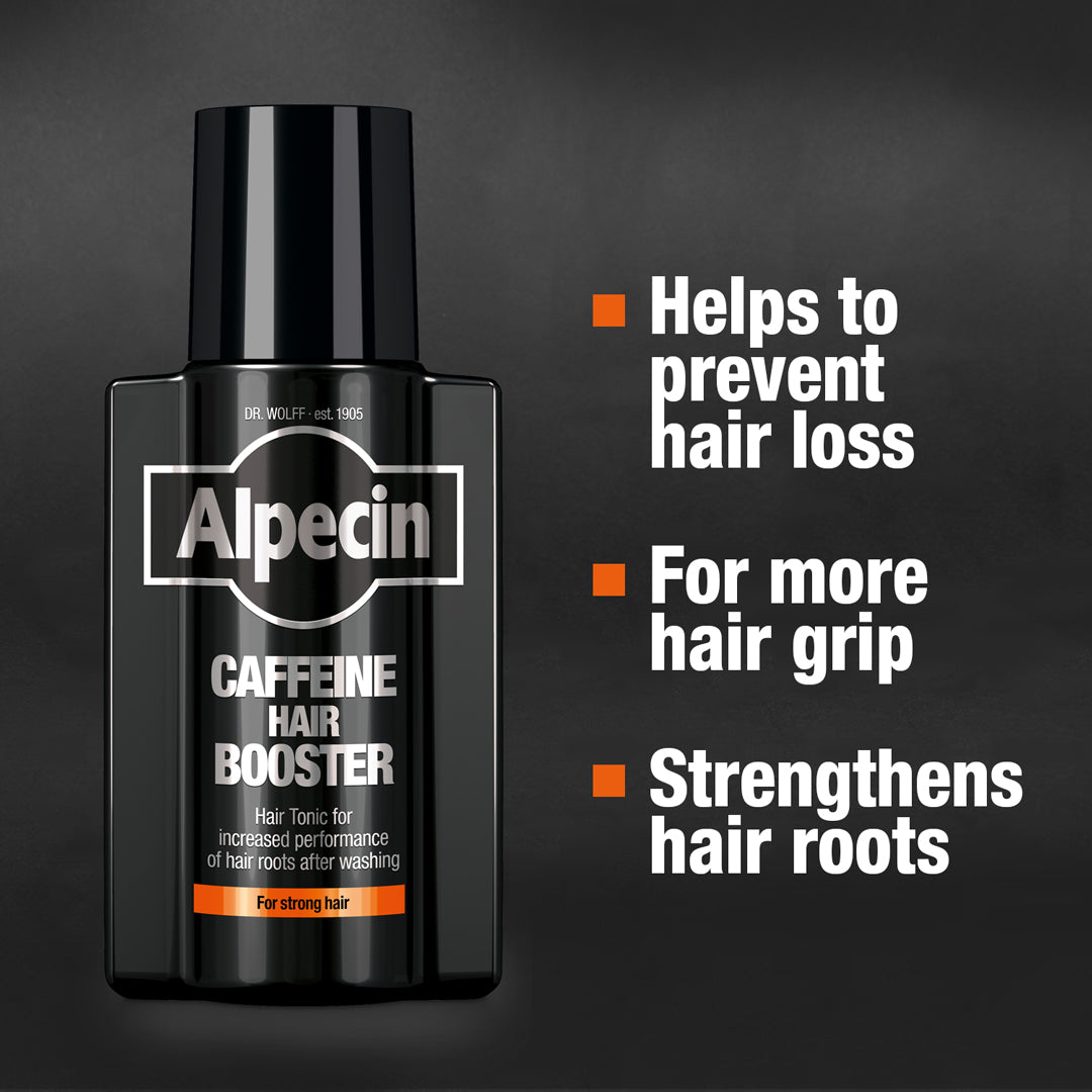 Alpecin Caffeine Shampoo Black Edition and Hair Booster Set